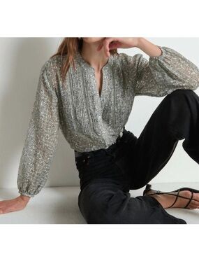 89. NATION LTD $228 VELLA PINTUCKED TOP